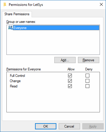 share properties
